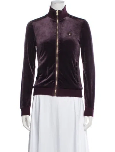 Pre-owned Gucci Bomber Jacket In Purple