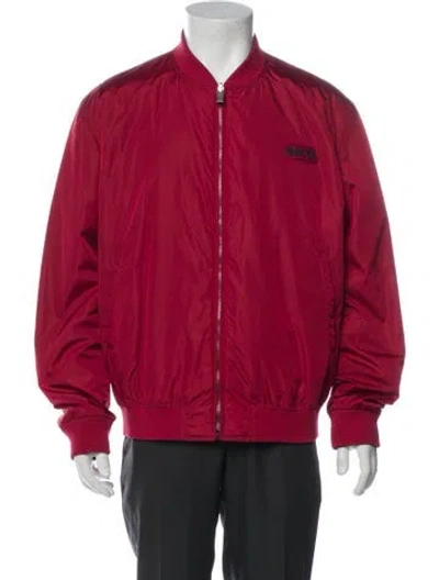 Pre-owned Gucci Bomber Jacket In Red