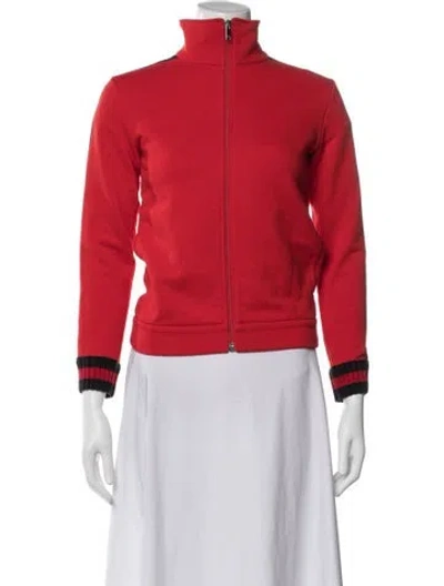 Pre-owned Gucci Bomber Jacket In Red