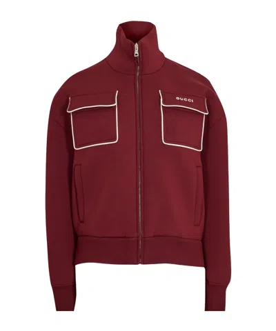 Gucci Bomber Jacket In Red