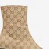 Gucci Bombshell Ankle Boot In Beige