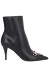 Gucci Ankle Boots Stiletto Heel In Black