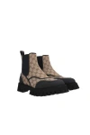 Gucci Gg Panelled Chelsea Boots In Multicolour