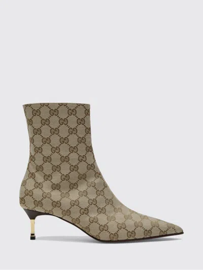 Gucci Boots Woman In Orange