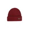 Gucci Bordeaux Horsebit Beanie Hat In Red