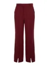 Gucci Wool Trousers With Front Pleats And Pockets In Multicolor