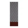 Gucci Gg Jacquard Scarf In Burgundy