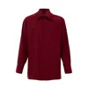 Gucci Bordeaux Wool Shirt In Burgundy