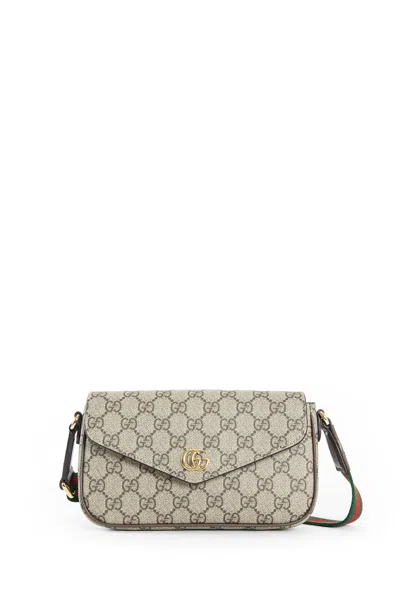 Gucci Borsa A Spalla Mini Ophidia Gg In Sand