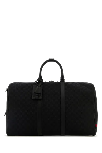 Gucci Borsa Da Viaggio In Tessuto Gg Uomo
