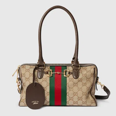 Gucci Borsetto Medium Boston Bag In Neutral