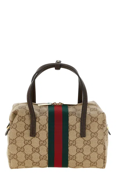 Gucci 'boston' Mini Handbag In Beige