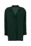 Gucci Silk Shirt With Chest Pocket And Cuffs In Green