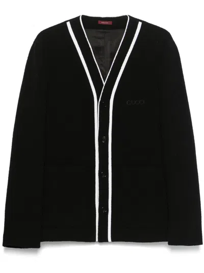 Gucci Bouclé-design Jacket In Black