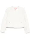 Gucci Bouclé Jacket In White