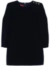 Shop Gucci Bouclé Mini Dress In Blue
