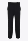 Gucci Boucle Pants In Wool Blend In Black