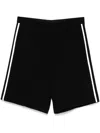 Gucci Boucle Bermuda Shorts Back Pockets In Black
