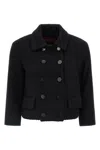 Gucci Boucle Wool Jacket In Black