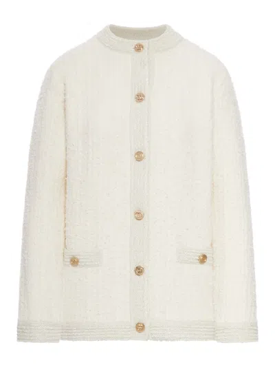 GUCCI BOUCLE WOOL CARDIGAN