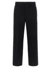 Gucci Black Cropped Trousers In Black