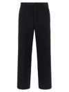 Gucci Black Cropped Trousers In Black