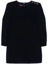 Gucci Bouclé Wool Short Dress In Black