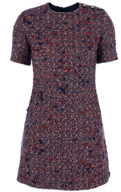 GUCCI GUCCI BOUCLÉ WOOL SHORT DRESS