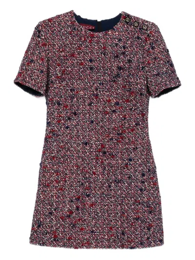 GUCCI GUCCI BOUCLÉ WOOL SHORT DRESS
