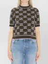Gucci Gg-motif Top In Green
