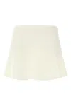 Gucci Bouclé Wool Skirt In White