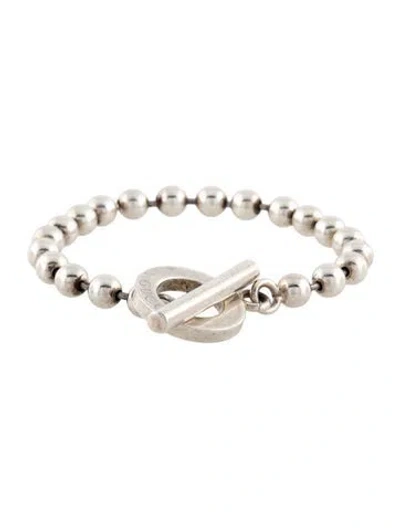 Pre-owned Gucci Boule Toggle Bead Bracelet, 6" In Multi