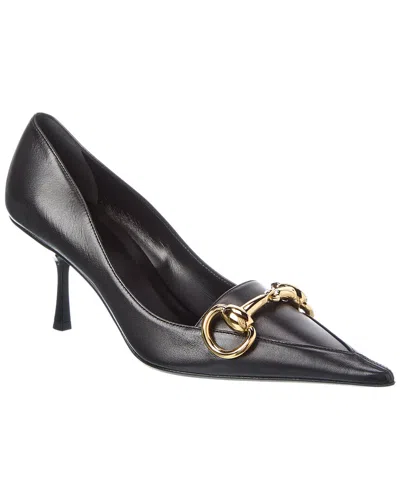 GUCCI GUCCI BOULEVARD LEATHER PUMP