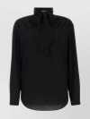 GUCCI BOW COLLAR BLOUSE WITH LONG SLEEVES