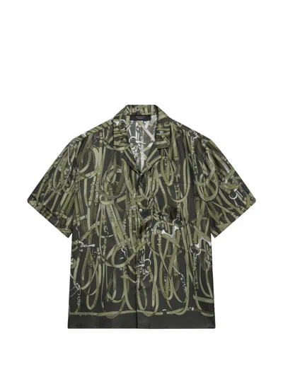 Gucci Bridle-print Bowling Shirt In Multi