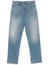 Gucci Washed Straight-leg Boyfriend Jeans In Blue