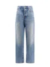 Gucci Boyfriend Jeans With  Rosso Ancora Tag In Blue