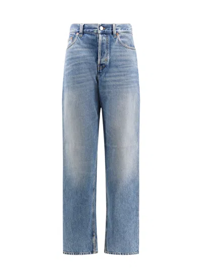 Gucci Boyfriend Jeans With  Rosso Ancora Tag In Blue