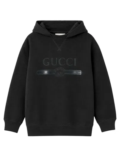 Gucci Boys' 100% Fabric Knit Sweater In Black