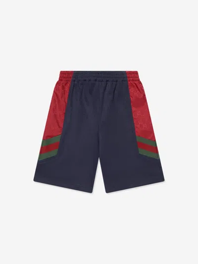 Gucci Kids' Boys Bermuda Shorts In Blue