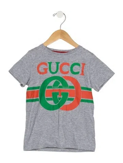 Pre-owned Gucci Babies' Boys' Cotton Printed T Shirt In Green
