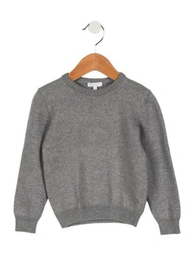 Pre-owned Gucci Babies' Boys Crewneck Knit Sweater In Grey