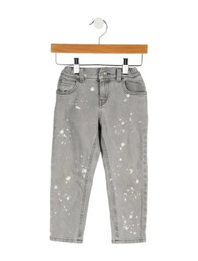 Pre-owned Gucci Babies' Boys' Denim Jeans In Gray