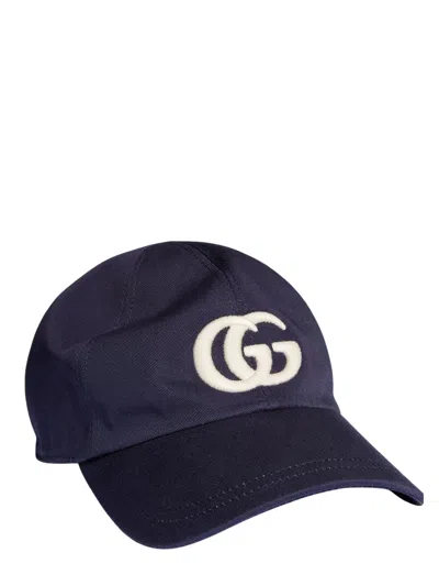 Gucci Boys Navy Cotton Mini Cap