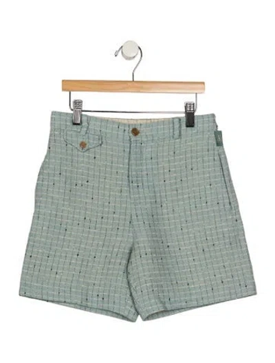 Pre-owned Gucci Kids' Boys Pattern Shorts In Blue