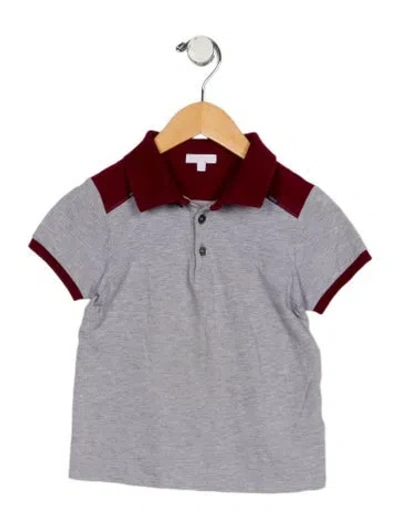 Pre-owned Gucci Babies' Boys' Polo Shirt In Gray