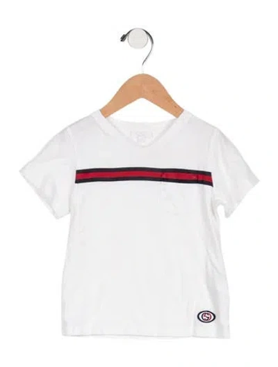 Pre-owned Gucci Babies' Boys' Shortsleeve T-shirt In White