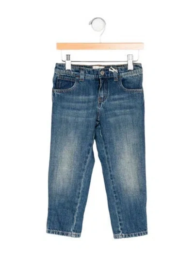 Pre-owned Gucci Babies' Boys' Straight Leg Jeans In Blue