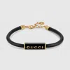 Gucci Bracelet With Enamel  In Gold-toned Metal
