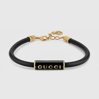 Gucci Bracelet With Enamel  In Black